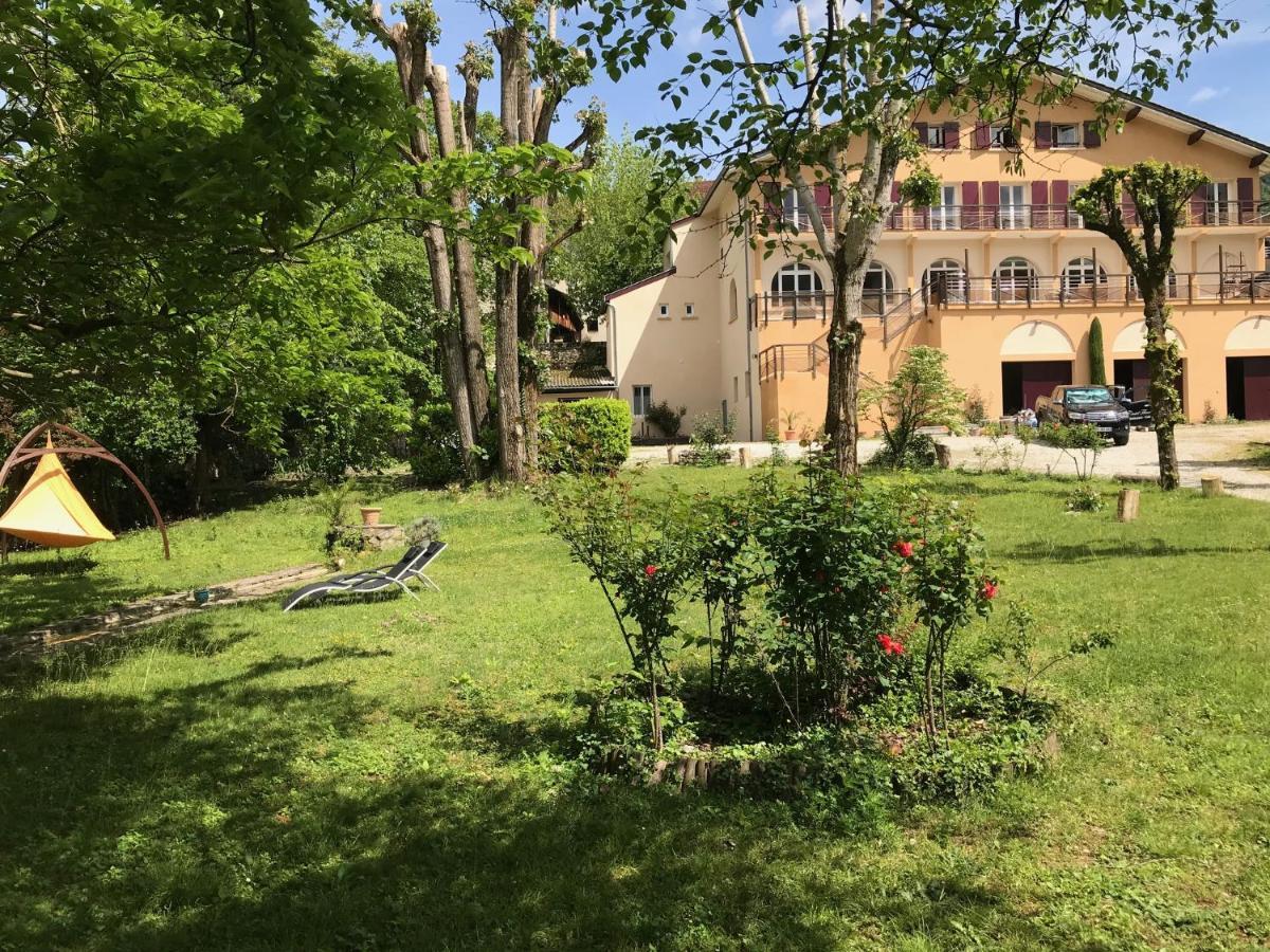 Logis Hotel Restaurant Le Castel Fleuri Saint-Jean-en-Royans Exteriér fotografie